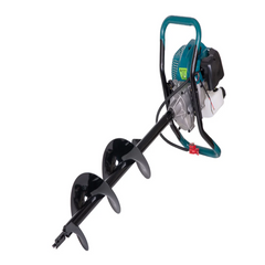 Motoburghiu de pamant Gospodarul Profesionist ED520, 3 CP, foreza pamant cu 3 burghie incluse 100 mm, 150 mm, 200 mm