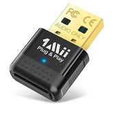 Adaptor bluetooth 5.0 transmitator casti earbud dongle audio pentru pc ps4 ps5 negru