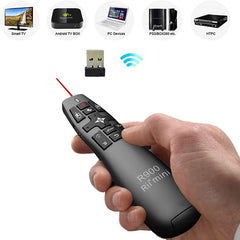 Air mouse rii r900 cu telecomanda wireless laser pentru prezentari