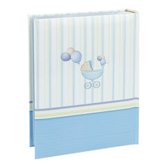 Album foto Baby Chart Book personalizabil 300 fotografii 10-15 cm spatiu notite - Albastru