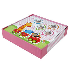 Album foto baby train personalizabil 50 file tip carte 200 poze format 10-15 culoare roz
