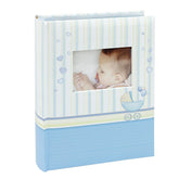 Album foto nou nascut Baby Born Book personalizabil 100 fotografii - Albastru