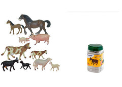 Animale domestice cu puii set de 10 figurine - Miniland