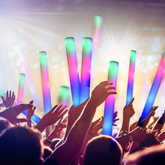 Bagheta Foam Stick cu Led accesoriu Petrecere si Festival 46 cm culoare albastru