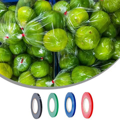 Banda adeziva pentru sigilat pungi rola 12 mm x 66 m diverse culori culoare rosu