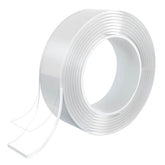 Banda dublu adeziva nano tape transparenta reutilizabila rola 30 mm x 3 m grosime 1 mm