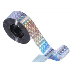 Banda reflectorizanta anti pasari model holografic pvc latime 5 cm 80 margintie
