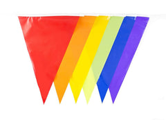 Banner stegulete Multicolore lungime 30 m 48 diverse evenimente
