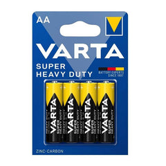 Baterii Varta SupeLife AA 1.5v zinc carbon set 4 bucati