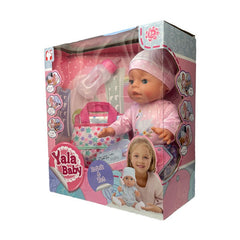 Bebelus interactiv care Bea apa si Face pipi cu 6 Accesorii Biberon si Olita 35 cm