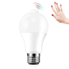 Bec cu senzor miscare 12w soclu e27 lumina alb rece