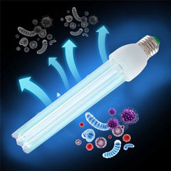 Bec UVC 15w pentru sterilizare raza de actiune 20 mp tip E27