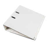 Biblioraft arhivare documente format a4 cotor 7.5 cm bordura metalica diverse culori culoare alb