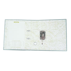 Biblioraft arhivare documente format a4 cotor 7.5 cm bordura metalica diverse culori culoare gri