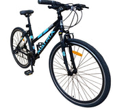 Bicicleta dama 700c hibrid munte oras 21 viteze shimano v-brake cadru 17 inch aluminiu