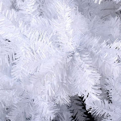 Brad de Craciun artificial alb Calitate Premium 180 cm cu suport