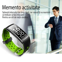 Bratara Fitness Bluetooth Android Ios Qled cu 3 functii Sovogue culoare gri