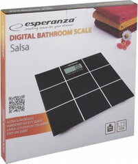 Cantar corporal salsa ecran lcd maxim 180 kg sticla 6 mm oprire automata