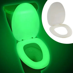 Capac de wc fosforescent soft close lumineaza verde in intuneric