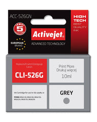 Cartus compatibil cli-526g grey pentru canon 10 ml premium activejet garantie 5 ani