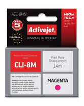 Cartus compatibil cli-8m magenta pentru canon 14 ml premium activejet garantie 5 ani