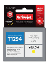 Cartus compatibil t1294 yellow pentru epson c13t12944010 premium activejet garantie 5 ani