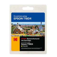 Cartus inkjet original kodak compatibil cu epson t1804 yellow 12 ml premium kodak