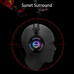 Casti Gaming Surround Potentiometru Microfon si lumina Led