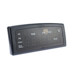 Ceas digital afisaj Led Rosu Data Alarma Temperatura negru Caixing