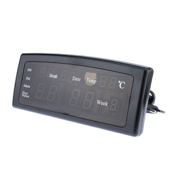 Ceas digital afisaj Led Rosu Data Alarma Temperatura negru Caixing