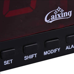 Ceas digital Led rosu afisaj 12h calendar si temperatura Caixing