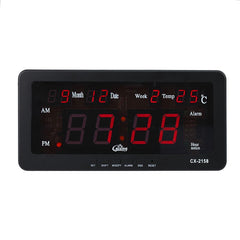 Ceas digital Led rosu afisaj 12h calendar si temperatura Caixing