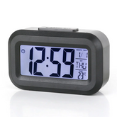 Ceas digital multifunctional afisaj ora data temperatura alarma snooze iluminare nocturna negru