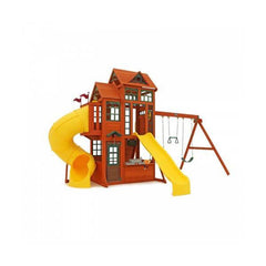 Complex de joaca din lemn Canyon Ridge Kidkraft