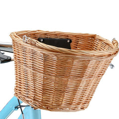 Cos din ratan pentru bicicleta detasabil mecanism tip click 21x34x41cm natur