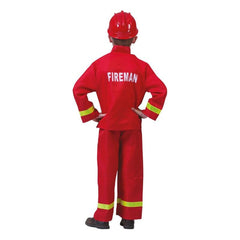 Costum pompierul sam camasa pantaloni 4-14 ani rosu marime 140