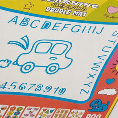 Covoras creativ pentru desen cu apa set cu 2 markere magice reutilizabil 80x60 cm