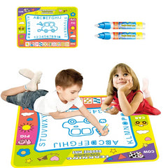 Covoras creativ pentru desen cu apa set cu 2 markere magice reutilizabil 80x60 cm