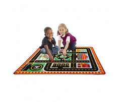 Covoras de joaca si 4 masinute utilitare Oraselul