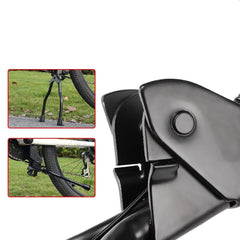 Cric pentru bicicleta dublu din aliaj de aluminiu Antiderapant Negru