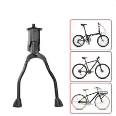 Cric pentru bicicleta dublu din aliaj de aluminiu Antiderapant Negru