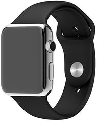 Curea din silicon pentru ceas Apple Watch 42-44 mm neagra