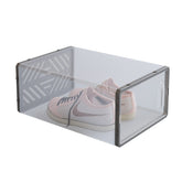 Cutie depozitare incaltaminte format xl 36 x 25 x 19 cm inchidere cu capac transparenta