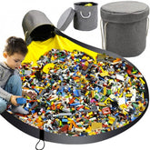 Cutie depozitare jucarii si suport de joaca 2 in 1