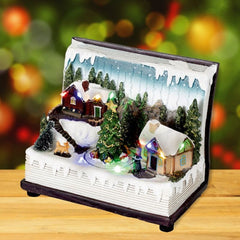 Decoratiune sceneta de Craciun Muzicala si Iluminata Led