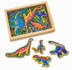 Dinozauri din lemn cu magneti Melissa and Doug
