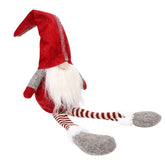 Elf decorativ 50 cm jucarie craciun material textil rosu