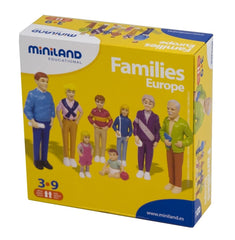 Familie de europeni Miniland 8 figurine