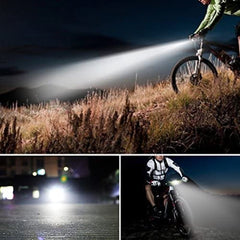 Far bicicleta led reincarcabil usb 1050 mah 400 lm ip-44 colier prindere