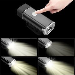 Far led 5w pentru bicicleta reincarcabil usb 1050 mah 8 moduri iluminare carcasa aluminiu